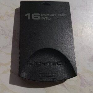 Gamecube 16MB Black Memory Card Tested Joytech Brand
